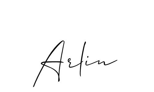 Also we have Arlin name is the best signature style. Create professional handwritten signature collection using Allison_Script autograph style. Arlin signature style 2 images and pictures png