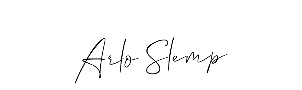 Here are the top 10 professional signature styles for the name Arlo Slemp. These are the best autograph styles you can use for your name. Arlo Slemp signature style 2 images and pictures png
