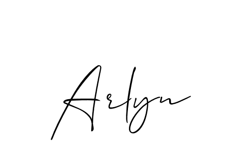 You should practise on your own different ways (Allison_Script) to write your name (Arlyn) in signature. don't let someone else do it for you. Arlyn signature style 2 images and pictures png