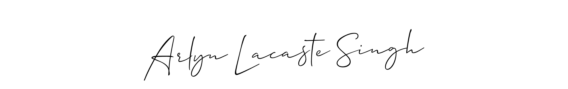 Here are the top 10 professional signature styles for the name Arlyn Lacaste Singh. These are the best autograph styles you can use for your name. Arlyn Lacaste Singh signature style 2 images and pictures png