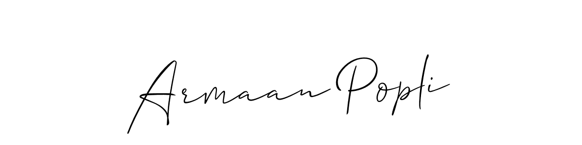 Make a short Armaan Popli signature style. Manage your documents anywhere anytime using Allison_Script. Create and add eSignatures, submit forms, share and send files easily. Armaan Popli signature style 2 images and pictures png