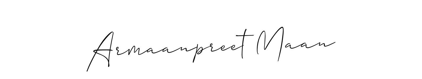 How to make Armaanpreet Maan signature? Allison_Script is a professional autograph style. Create handwritten signature for Armaanpreet Maan name. Armaanpreet Maan signature style 2 images and pictures png