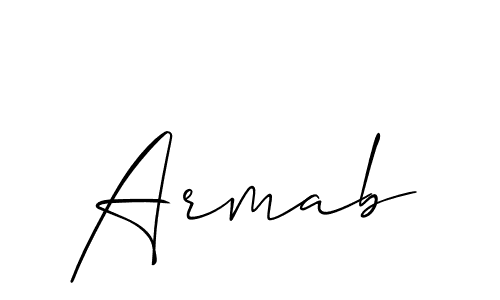 Best and Professional Signature Style for Armab. Allison_Script Best Signature Style Collection. Armab signature style 2 images and pictures png