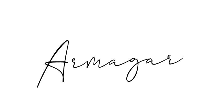 Also we have Armagar name is the best signature style. Create professional handwritten signature collection using Allison_Script autograph style. Armagar signature style 2 images and pictures png