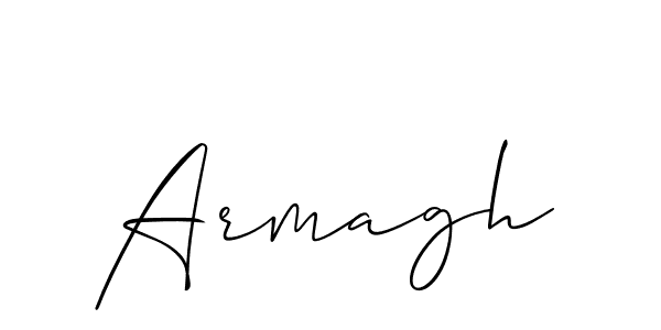 You should practise on your own different ways (Allison_Script) to write your name (Armagh) in signature. don't let someone else do it for you. Armagh signature style 2 images and pictures png