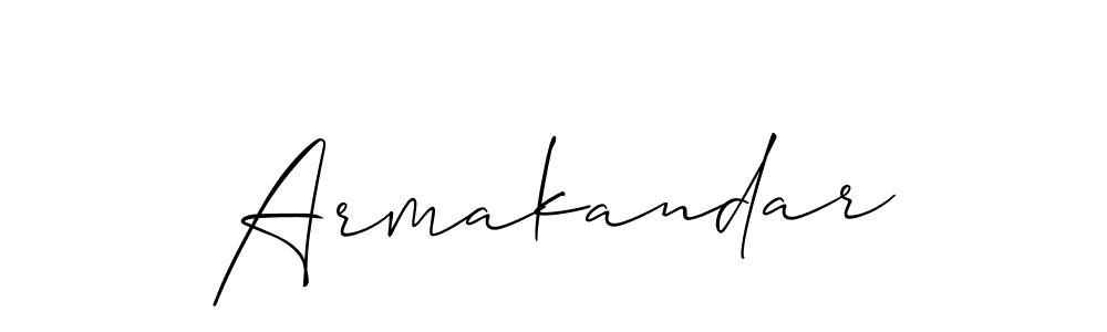 Make a beautiful signature design for name Armakandar. With this signature (Allison_Script) style, you can create a handwritten signature for free. Armakandar signature style 2 images and pictures png