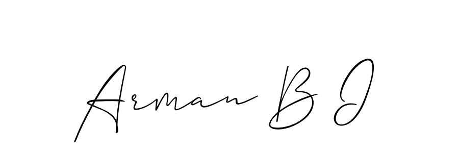 You can use this online signature creator to create a handwritten signature for the name Arman B I. This is the best online autograph maker. Arman B I signature style 2 images and pictures png