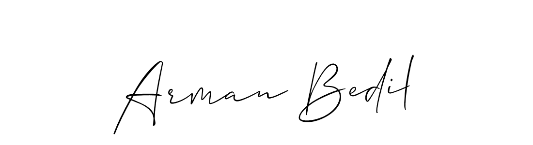 Best and Professional Signature Style for Arman Bedil. Allison_Script Best Signature Style Collection. Arman Bedil signature style 2 images and pictures png