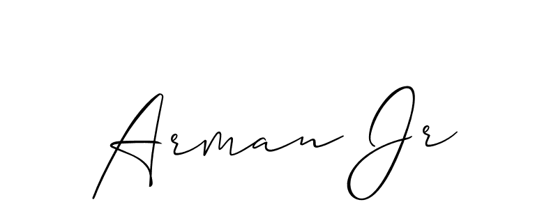Once you've used our free online signature maker to create your best signature Allison_Script style, it's time to enjoy all of the benefits that Arman Jr name signing documents. Arman Jr signature style 2 images and pictures png