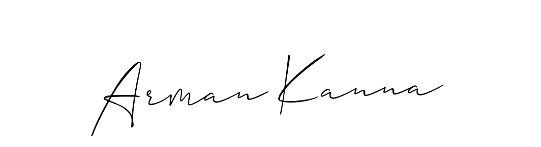 Also You can easily find your signature by using the search form. We will create Arman Kanna name handwritten signature images for you free of cost using Allison_Script sign style. Arman Kanna signature style 2 images and pictures png