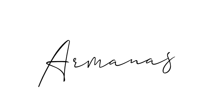How to make Armanas name signature. Use Allison_Script style for creating short signs online. This is the latest handwritten sign. Armanas signature style 2 images and pictures png