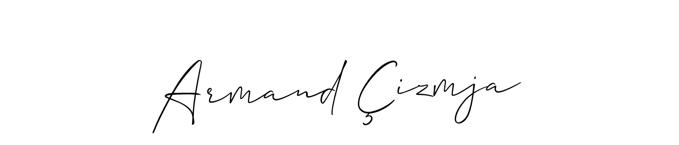 Also we have Armand Çizmja name is the best signature style. Create professional handwritten signature collection using Allison_Script autograph style. Armand Çizmja signature style 2 images and pictures png