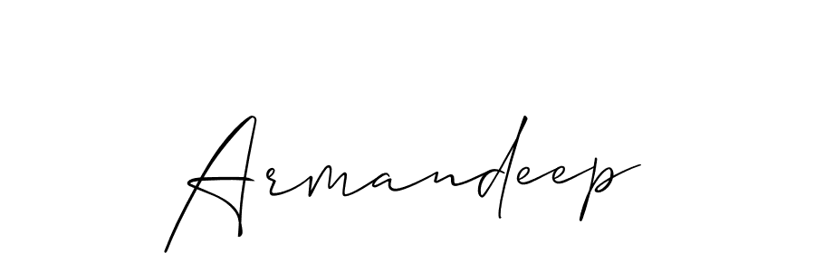 Make a beautiful signature design for name Armandeep. With this signature (Allison_Script) style, you can create a handwritten signature for free. Armandeep signature style 2 images and pictures png