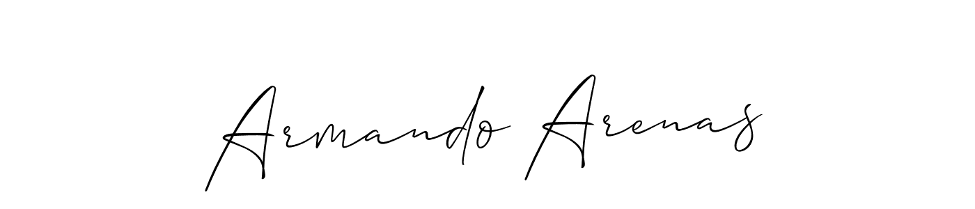 Create a beautiful signature design for name Armando Arenas. With this signature (Allison_Script) fonts, you can make a handwritten signature for free. Armando Arenas signature style 2 images and pictures png