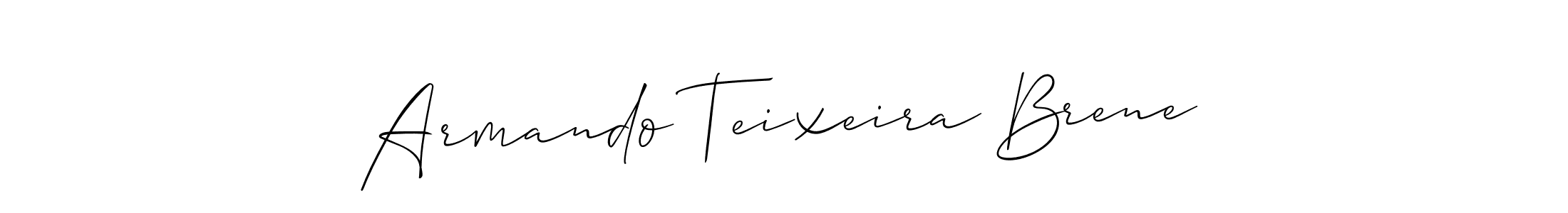 Make a short Armando Teixeira Brene signature style. Manage your documents anywhere anytime using Allison_Script. Create and add eSignatures, submit forms, share and send files easily. Armando Teixeira Brene signature style 2 images and pictures png