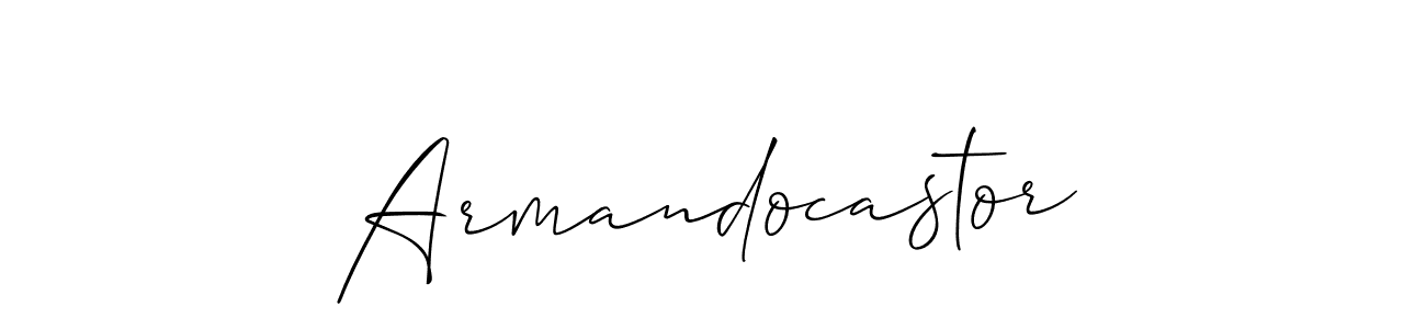 Similarly Allison_Script is the best handwritten signature design. Signature creator online .You can use it as an online autograph creator for name Armandocastor. Armandocastor signature style 2 images and pictures png