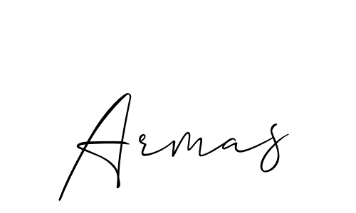 Make a beautiful signature design for name Armas. With this signature (Allison_Script) style, you can create a handwritten signature for free. Armas signature style 2 images and pictures png