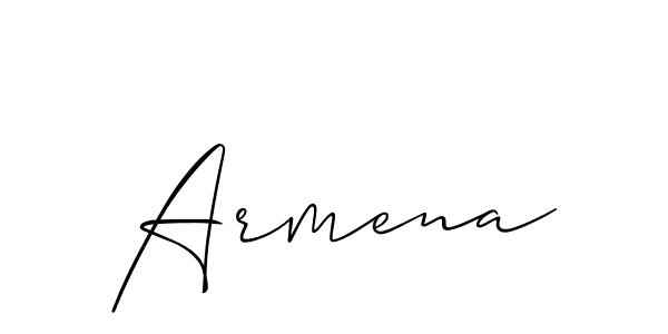 Also You can easily find your signature by using the search form. We will create Armena name handwritten signature images for you free of cost using Allison_Script sign style. Armena signature style 2 images and pictures png