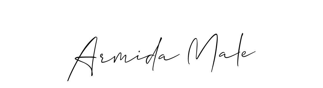 How to make Armida Male signature? Allison_Script is a professional autograph style. Create handwritten signature for Armida Male name. Armida Male signature style 2 images and pictures png