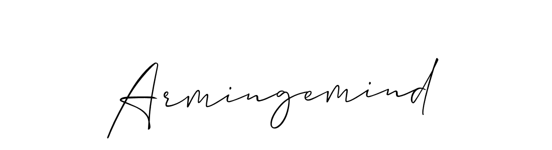 How to make Armingemind name signature. Use Allison_Script style for creating short signs online. This is the latest handwritten sign. Armingemind signature style 2 images and pictures png