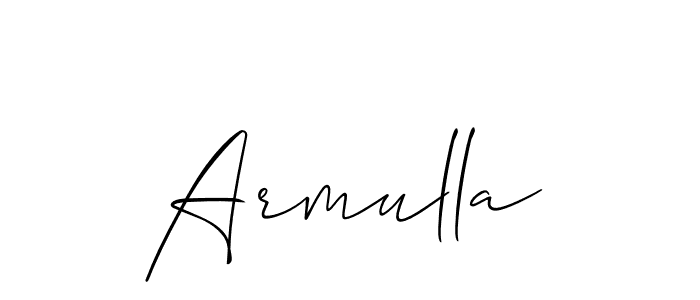 Also we have Armulla name is the best signature style. Create professional handwritten signature collection using Allison_Script autograph style. Armulla signature style 2 images and pictures png