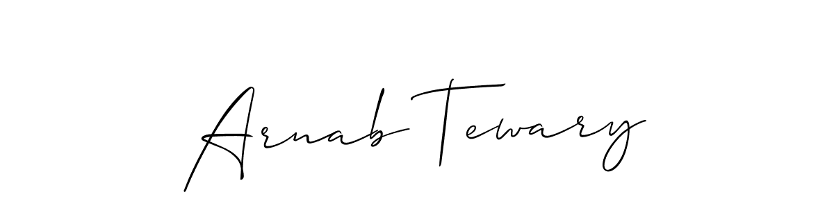 Once you've used our free online signature maker to create your best signature Allison_Script style, it's time to enjoy all of the benefits that Arnab Tewary name signing documents. Arnab Tewary signature style 2 images and pictures png