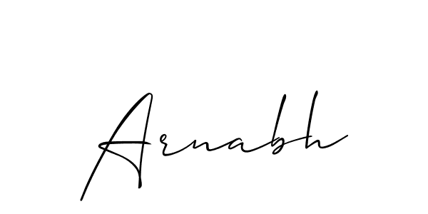 Also we have Arnabh name is the best signature style. Create professional handwritten signature collection using Allison_Script autograph style. Arnabh signature style 2 images and pictures png