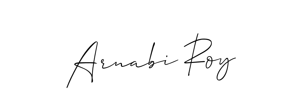 Make a beautiful signature design for name Arnabi Roy. Use this online signature maker to create a handwritten signature for free. Arnabi Roy signature style 2 images and pictures png