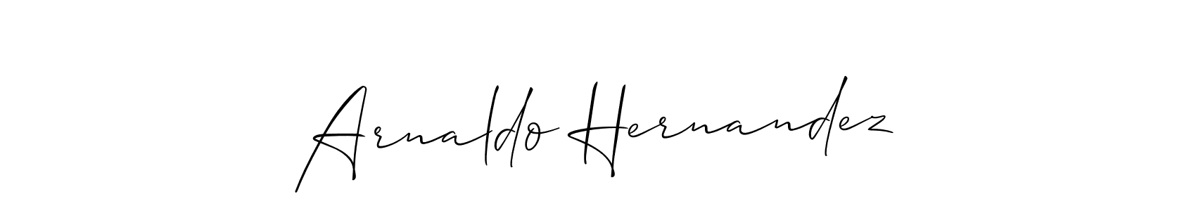Make a short Arnaldo Hernandez signature style. Manage your documents anywhere anytime using Allison_Script. Create and add eSignatures, submit forms, share and send files easily. Arnaldo Hernandez signature style 2 images and pictures png