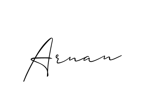 Similarly Allison_Script is the best handwritten signature design. Signature creator online .You can use it as an online autograph creator for name Arnan. Arnan signature style 2 images and pictures png