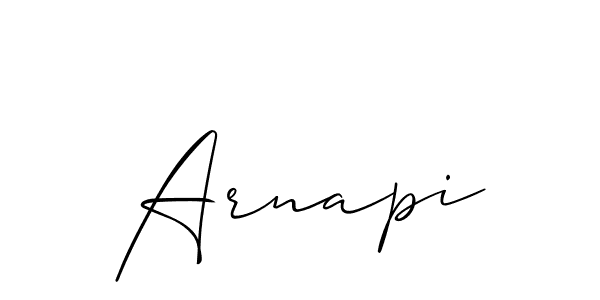 Make a beautiful signature design for name Arnapi. Use this online signature maker to create a handwritten signature for free. Arnapi signature style 2 images and pictures png