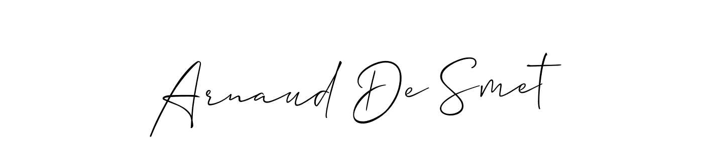 if you are searching for the best signature style for your name Arnaud De Smet. so please give up your signature search. here we have designed multiple signature styles  using Allison_Script. Arnaud De Smet signature style 2 images and pictures png