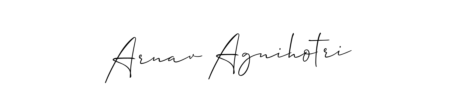 Once you've used our free online signature maker to create your best signature Allison_Script style, it's time to enjoy all of the benefits that Arnav Agnihotri name signing documents. Arnav Agnihotri signature style 2 images and pictures png