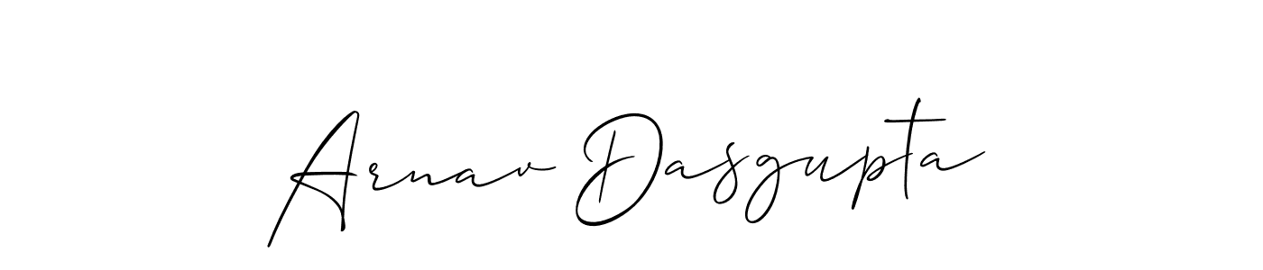 Design your own signature with our free online signature maker. With this signature software, you can create a handwritten (Allison_Script) signature for name Arnav Dasgupta. Arnav Dasgupta signature style 2 images and pictures png