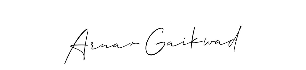 How to Draw Arnav Gaikwad signature style? Allison_Script is a latest design signature styles for name Arnav Gaikwad. Arnav Gaikwad signature style 2 images and pictures png