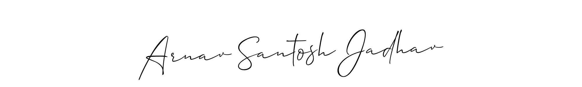 Best and Professional Signature Style for Arnav Santosh Jadhav. Allison_Script Best Signature Style Collection. Arnav Santosh Jadhav signature style 2 images and pictures png