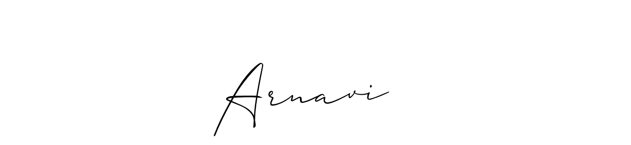 You should practise on your own different ways (Allison_Script) to write your name (Arnavi ❤️) in signature. don't let someone else do it for you. Arnavi ❤️ signature style 2 images and pictures png