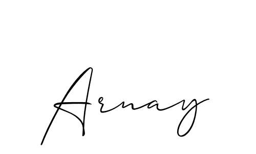 Allison_Script is a professional signature style that is perfect for those who want to add a touch of class to their signature. It is also a great choice for those who want to make their signature more unique. Get Arnay name to fancy signature for free. Arnay signature style 2 images and pictures png