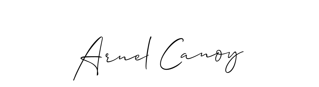 Best and Professional Signature Style for Arnel Canoy. Allison_Script Best Signature Style Collection. Arnel Canoy signature style 2 images and pictures png