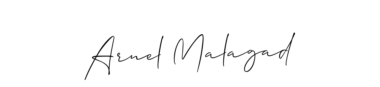 Best and Professional Signature Style for Arnel Malagad. Allison_Script Best Signature Style Collection. Arnel Malagad signature style 2 images and pictures png