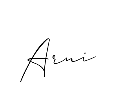 Once you've used our free online signature maker to create your best signature Allison_Script style, it's time to enjoy all of the benefits that Arni name signing documents. Arni signature style 2 images and pictures png