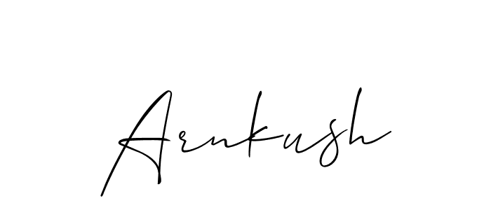 How to make Arnkush name signature. Use Allison_Script style for creating short signs online. This is the latest handwritten sign. Arnkush signature style 2 images and pictures png