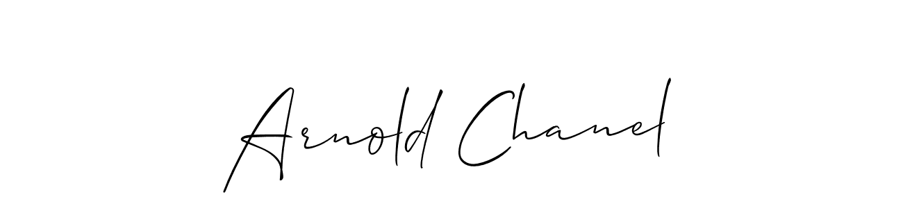 How to Draw Arnold Chanel signature style? Allison_Script is a latest design signature styles for name Arnold Chanel. Arnold Chanel signature style 2 images and pictures png