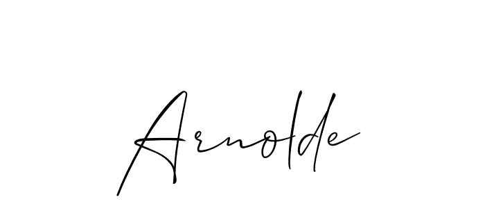 if you are searching for the best signature style for your name Arnolde. so please give up your signature search. here we have designed multiple signature styles  using Allison_Script. Arnolde signature style 2 images and pictures png