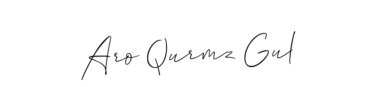 Make a beautiful signature design for name Aro Qurmz Gul. Use this online signature maker to create a handwritten signature for free. Aro Qurmz Gul signature style 2 images and pictures png