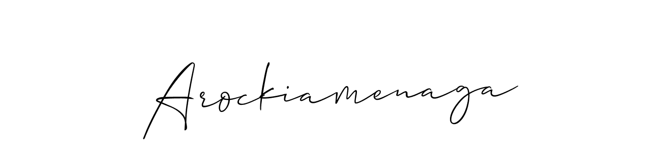 You can use this online signature creator to create a handwritten signature for the name Arockiamenaga. This is the best online autograph maker. Arockiamenaga signature style 2 images and pictures png