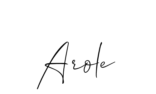 Check out images of Autograph of Arole name. Actor Arole Signature Style. Allison_Script is a professional sign style online. Arole signature style 2 images and pictures png