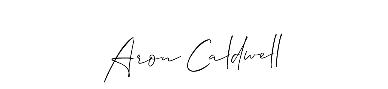 How to Draw Aron Caldwell signature style? Allison_Script is a latest design signature styles for name Aron Caldwell. Aron Caldwell signature style 2 images and pictures png