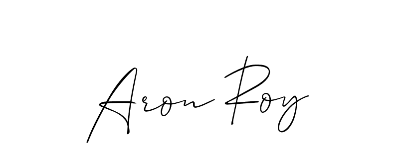 You can use this online signature creator to create a handwritten signature for the name Aron Roy. This is the best online autograph maker. Aron Roy signature style 2 images and pictures png