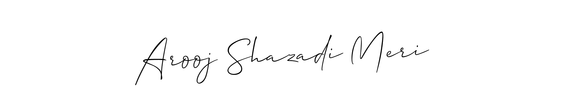 Best and Professional Signature Style for Arooj Shazadi Meri. Allison_Script Best Signature Style Collection. Arooj Shazadi Meri signature style 2 images and pictures png